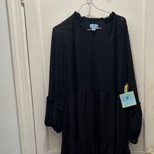 CeCe Black Polka Dot Dress
